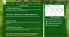 Desktop Screenshot of clubdegolflascaldas.com